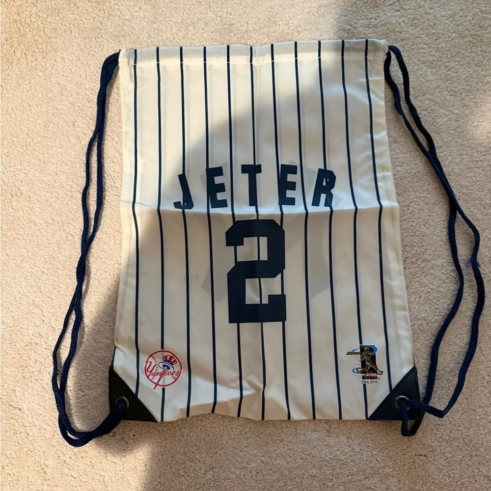 NY Yankees Derek Jeter drawstring backpack